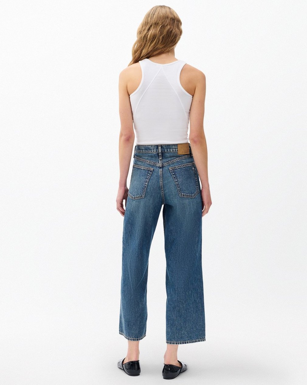 Andi Ankle Wide-Leg Jeans - Delcan