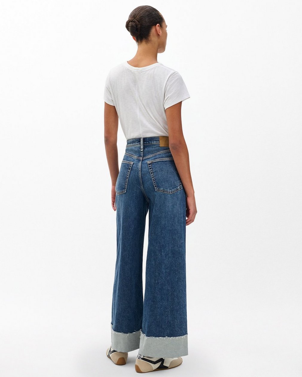Sofie Cuffed Wide-Leg Jeans - Lee