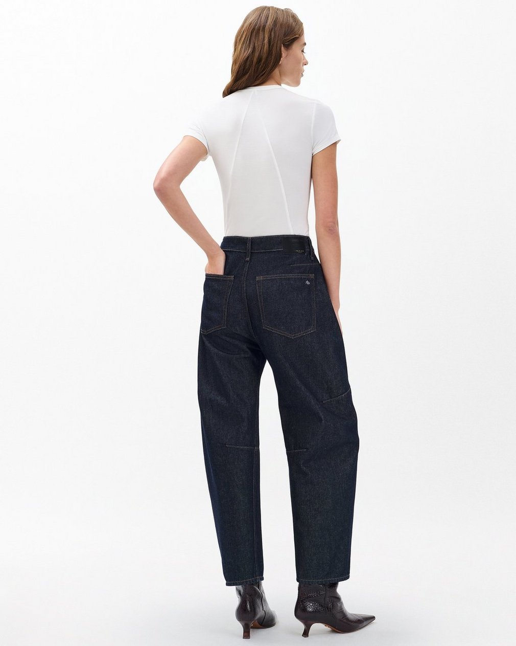 Charlie Ankle Barrel Jeans - Twilight Rinse