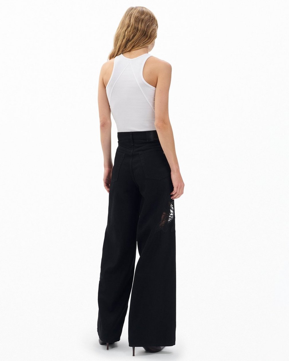 Sofie Wide-Leg Jeans - Black Rinse