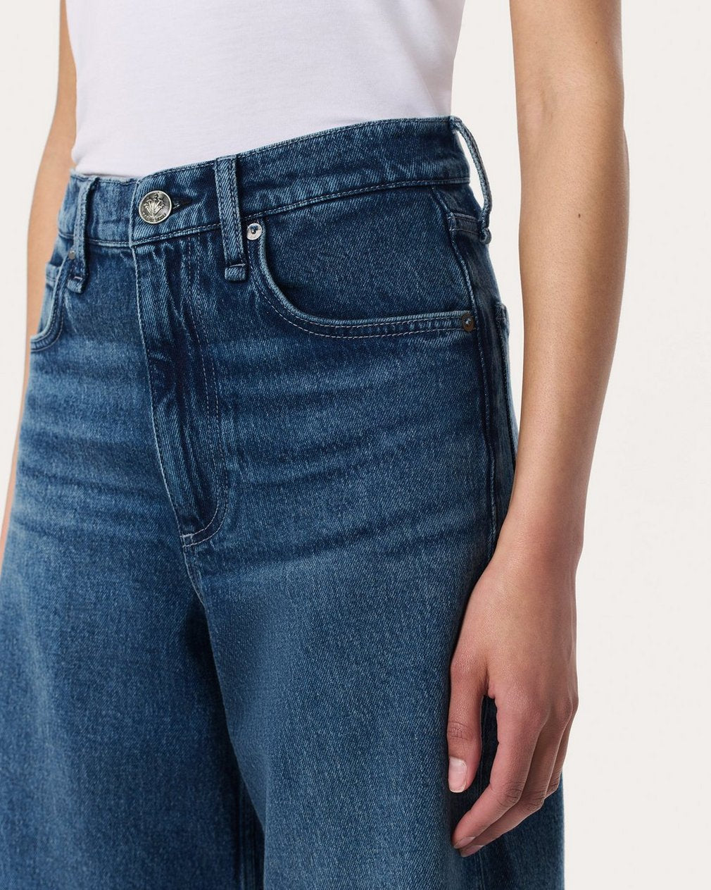 Andi Ankle Wide-Leg Jeans - Adeline