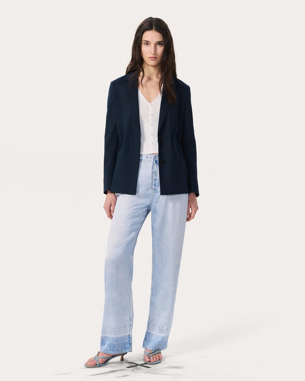 Spencer Linen-Blend Blazer - Salute