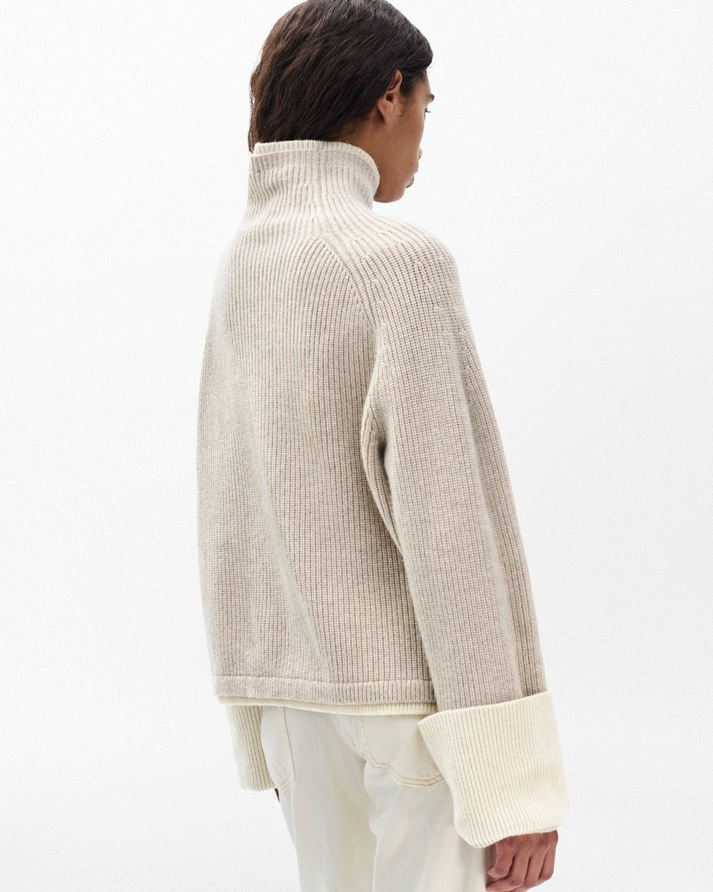 Ilaria Wool Turtleneck - Oat