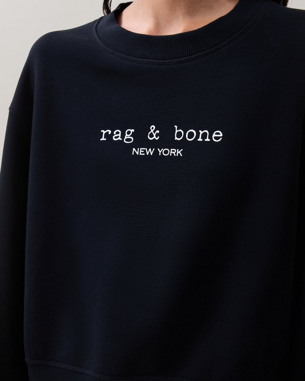 Logo Terry Sweatshirt - Black