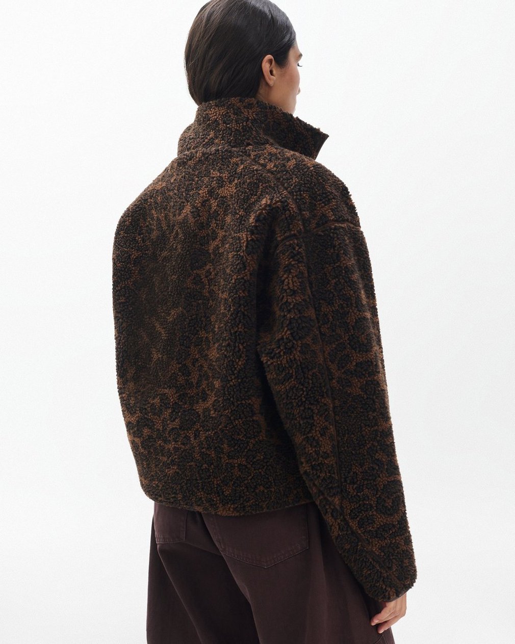 Sun Leopard Sherpa Jacket - Leopard
