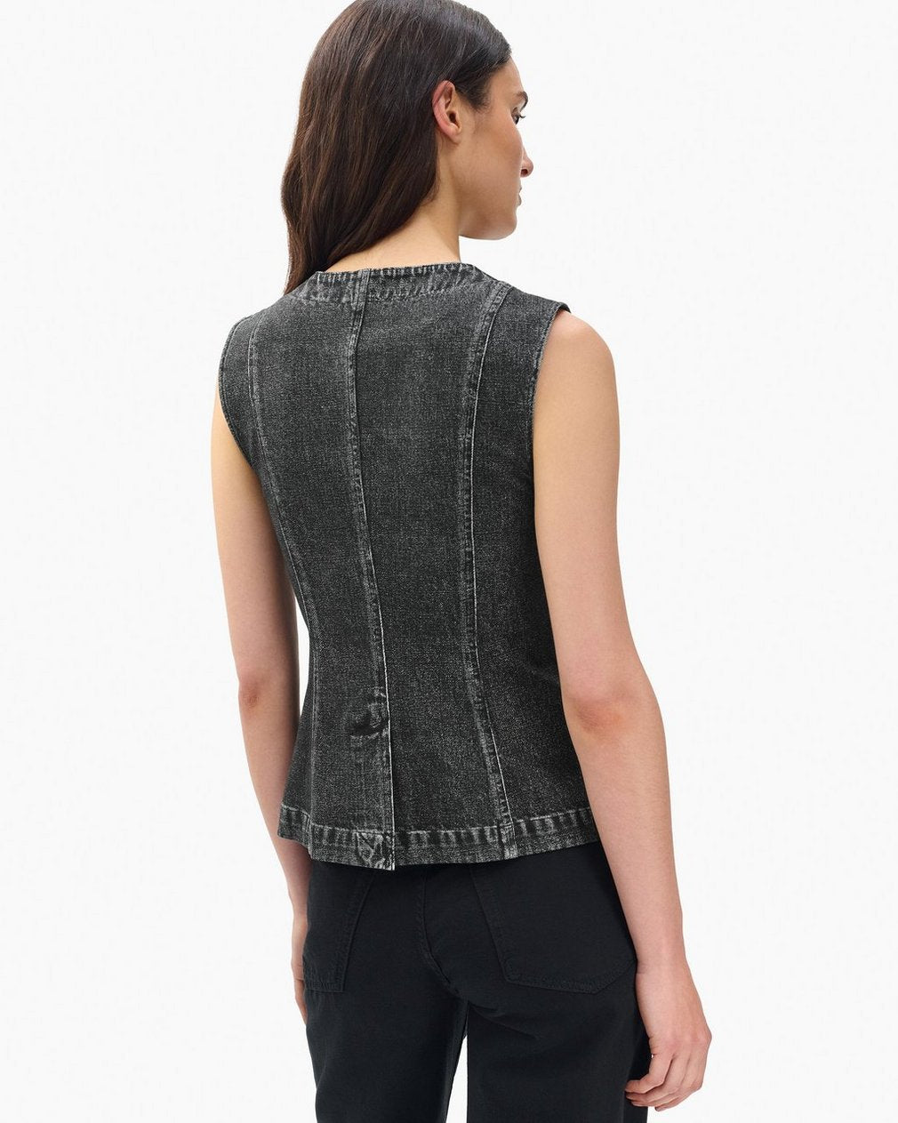 Miramar Olivia Vest - Washed Black