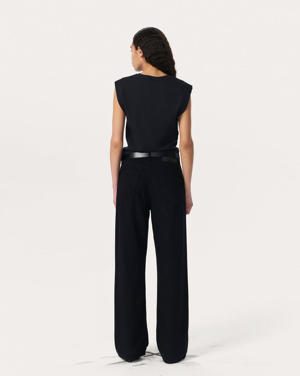 Mica Sleeveless Top - Black