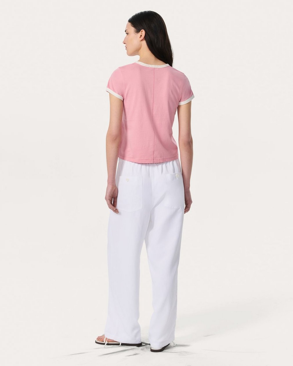 Miami Boxy Graphic Tee - Blush