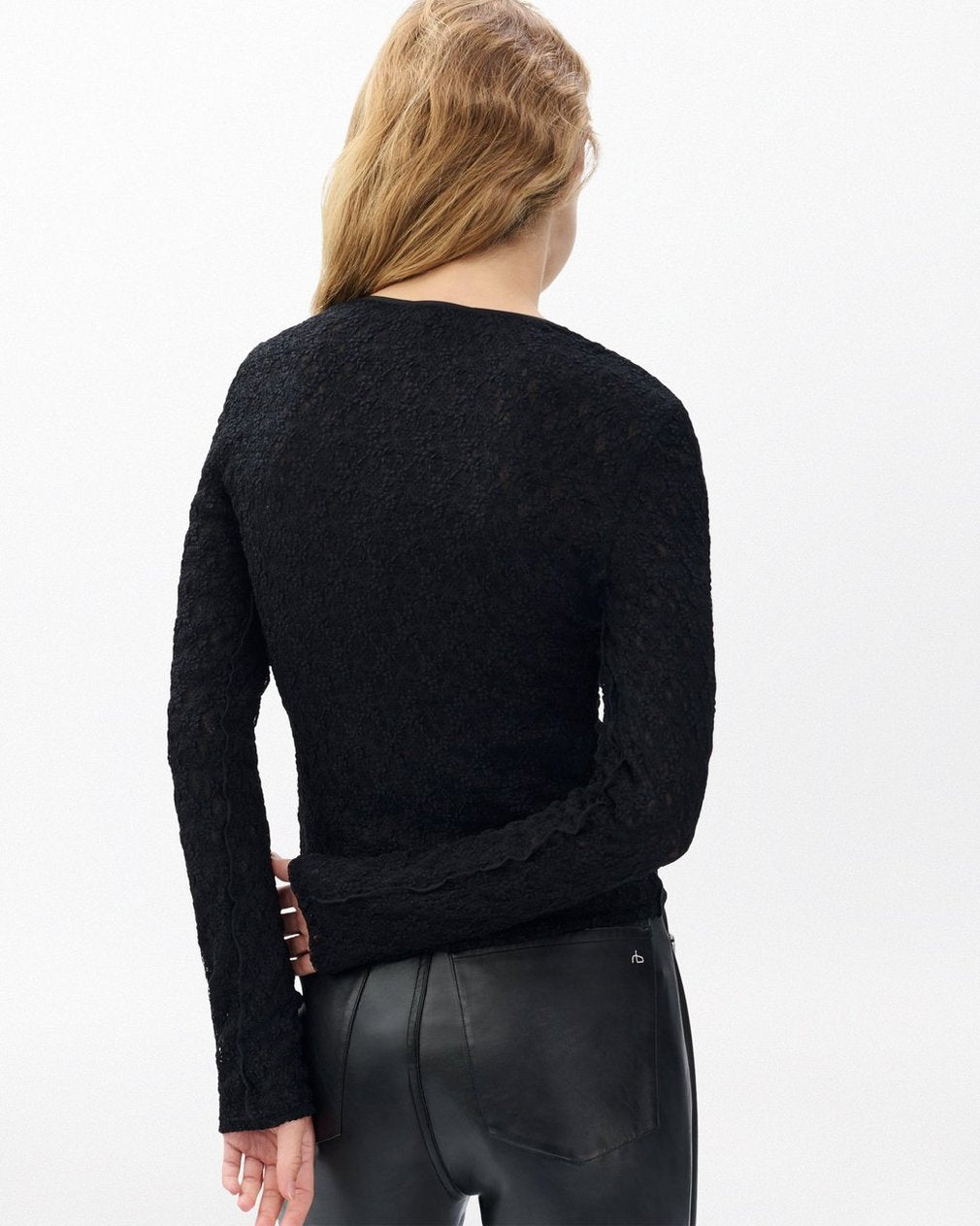 Ellie Lace Top - Black