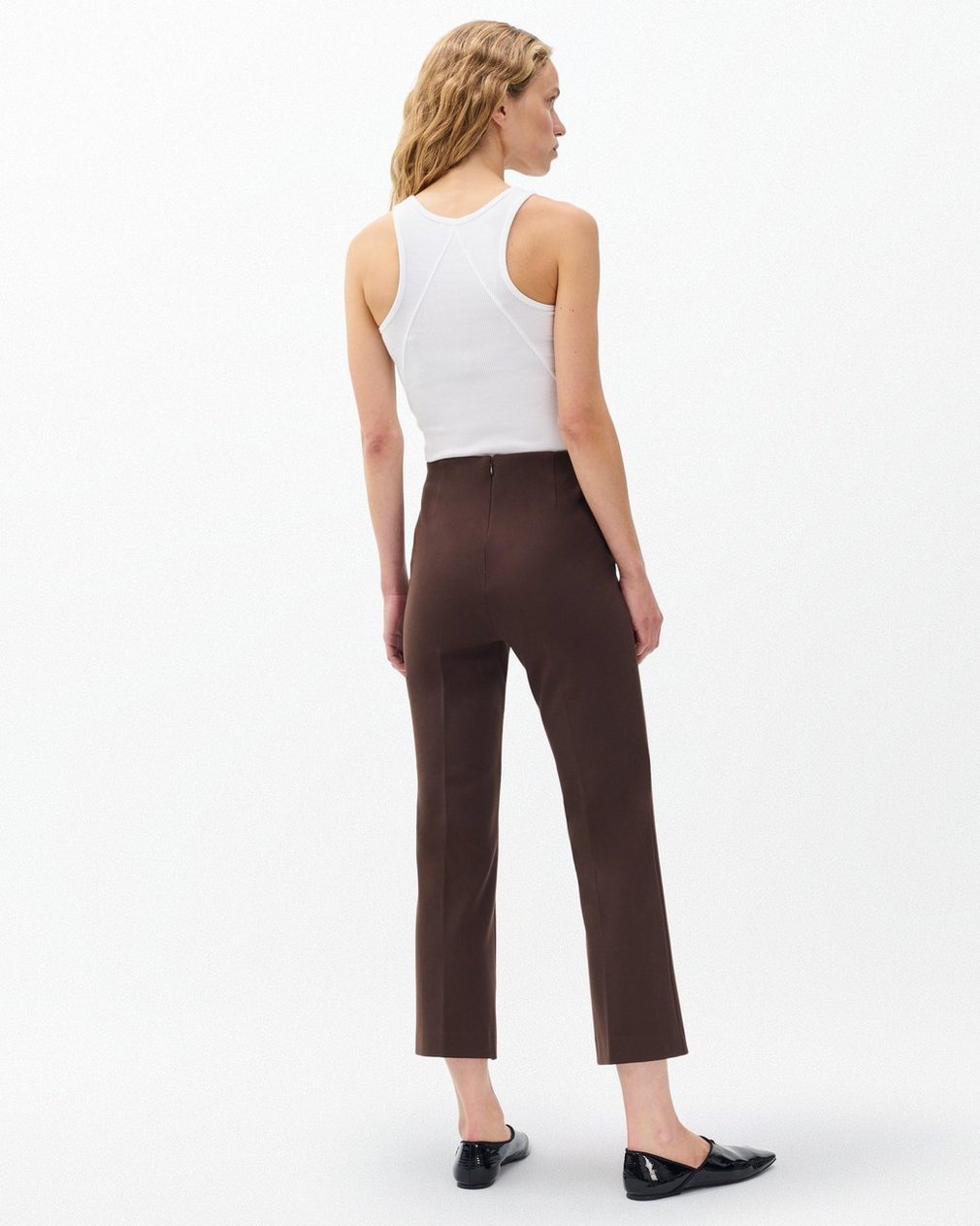 Irina Kick Flare Pants - Coffee