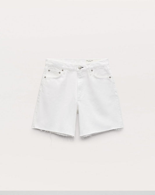 Kaia Denim Shorts - White