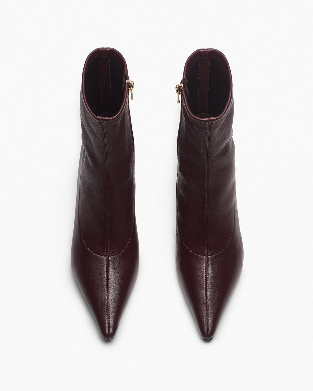 Mercer Leather Ankle Boots - Bordeaux
