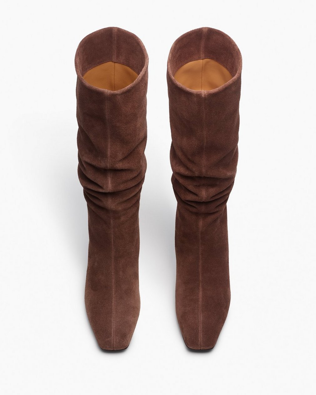 Astor Suede Slouch Boots - Mocha Suede