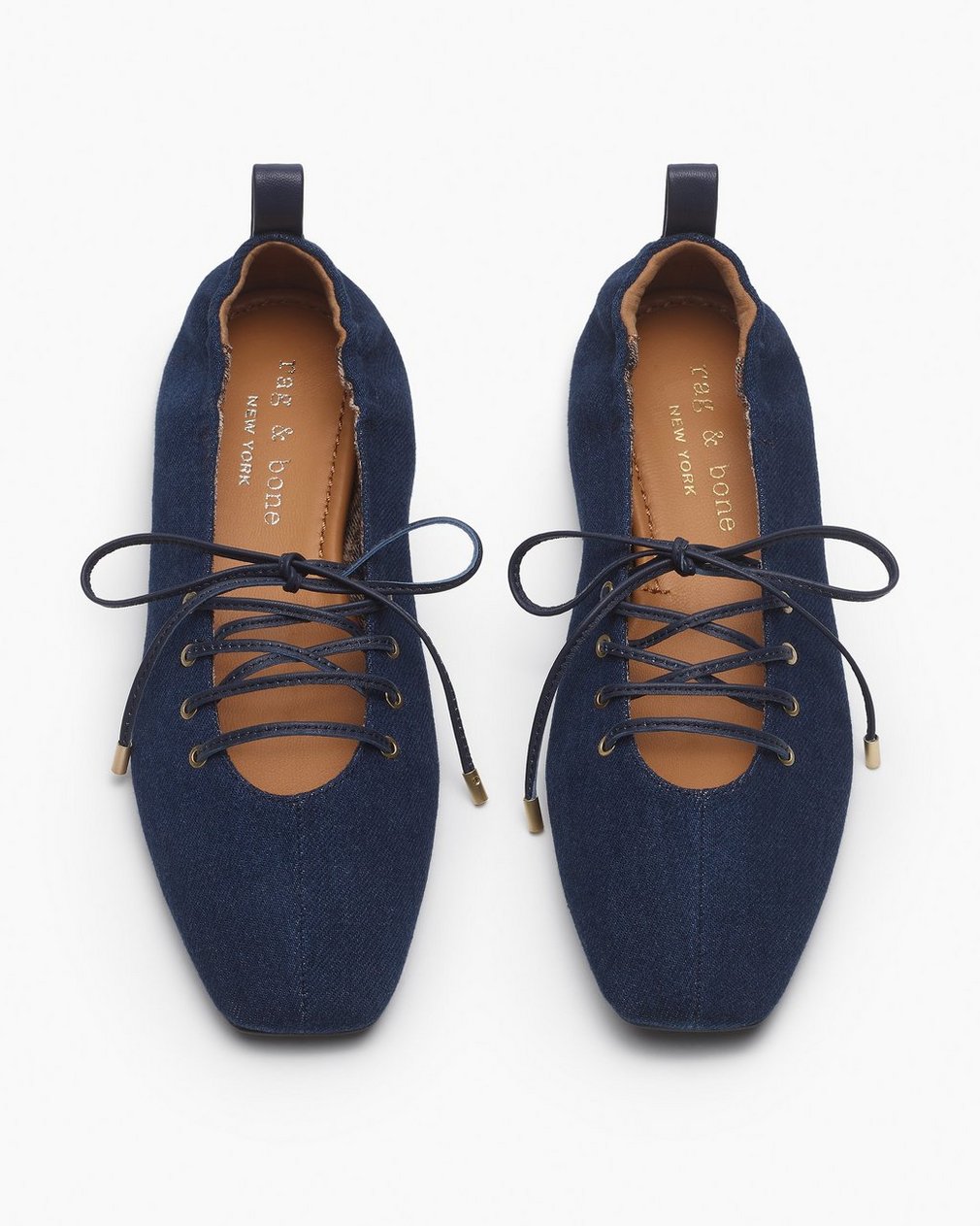 Sophia Denim Ballet Flats - Indigo Denim