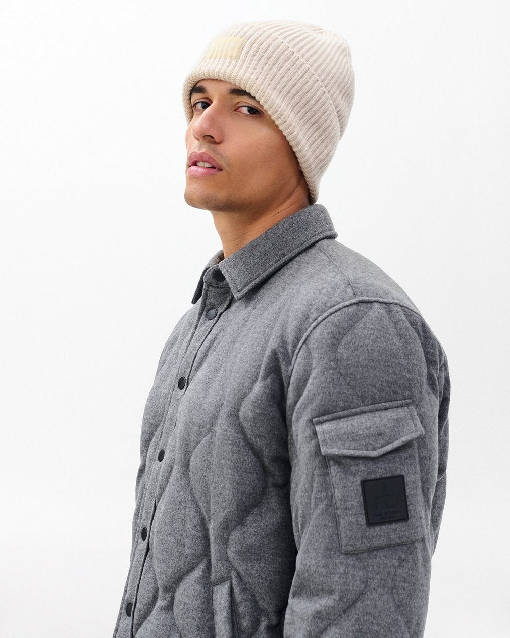 Blake Wool Beanie - Ivory