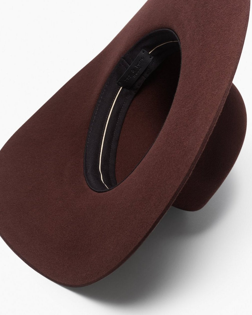 Brynn Studded Wool Fedora - Dark Espresso