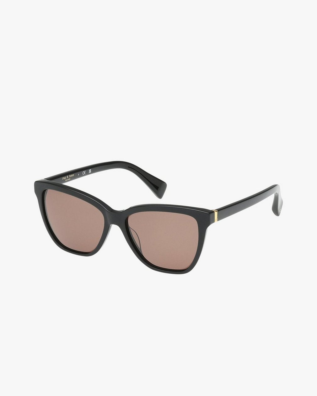 Kate Square Sunglasses - Black Brown