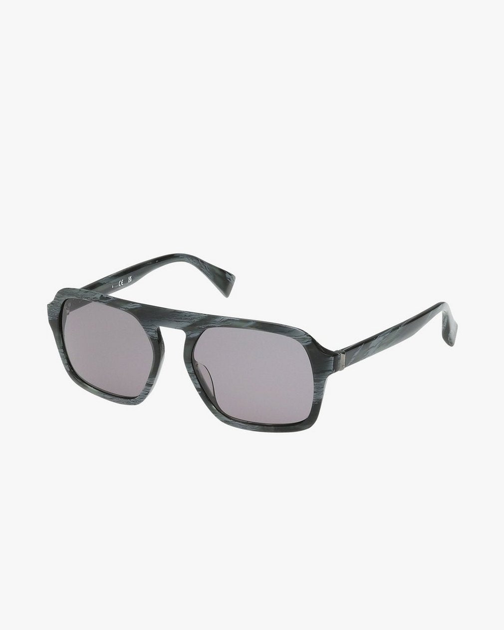 Marcus Square Aviator Sunglasses - Grey Smoke