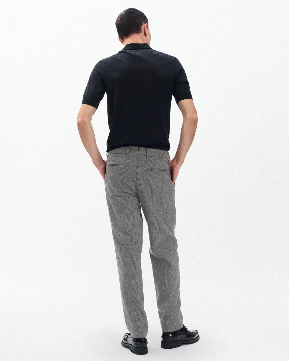 Evan British Plaid Wool Trousers - Brown Plaid