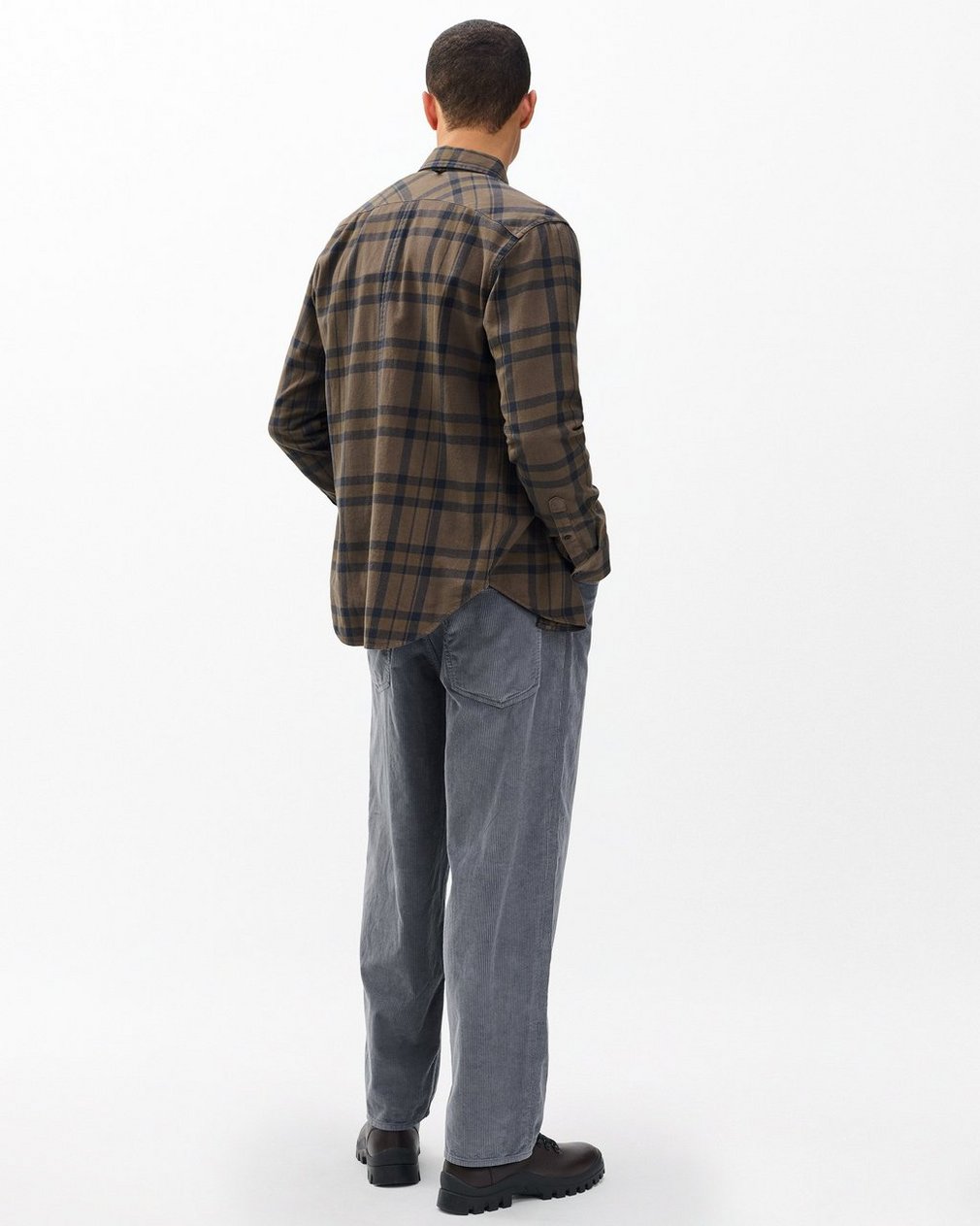 rbBAGGY Fit Corduroy Pants - Slate