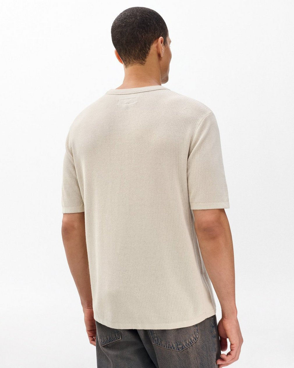 Harvey Crewneck T-Shirt - Desert Sand