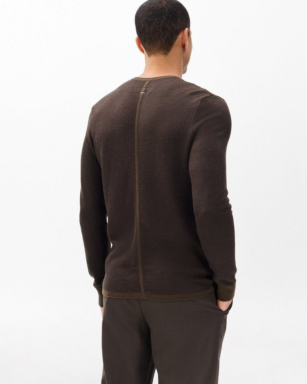 Gregory Crewneck Sweater - Stonewall