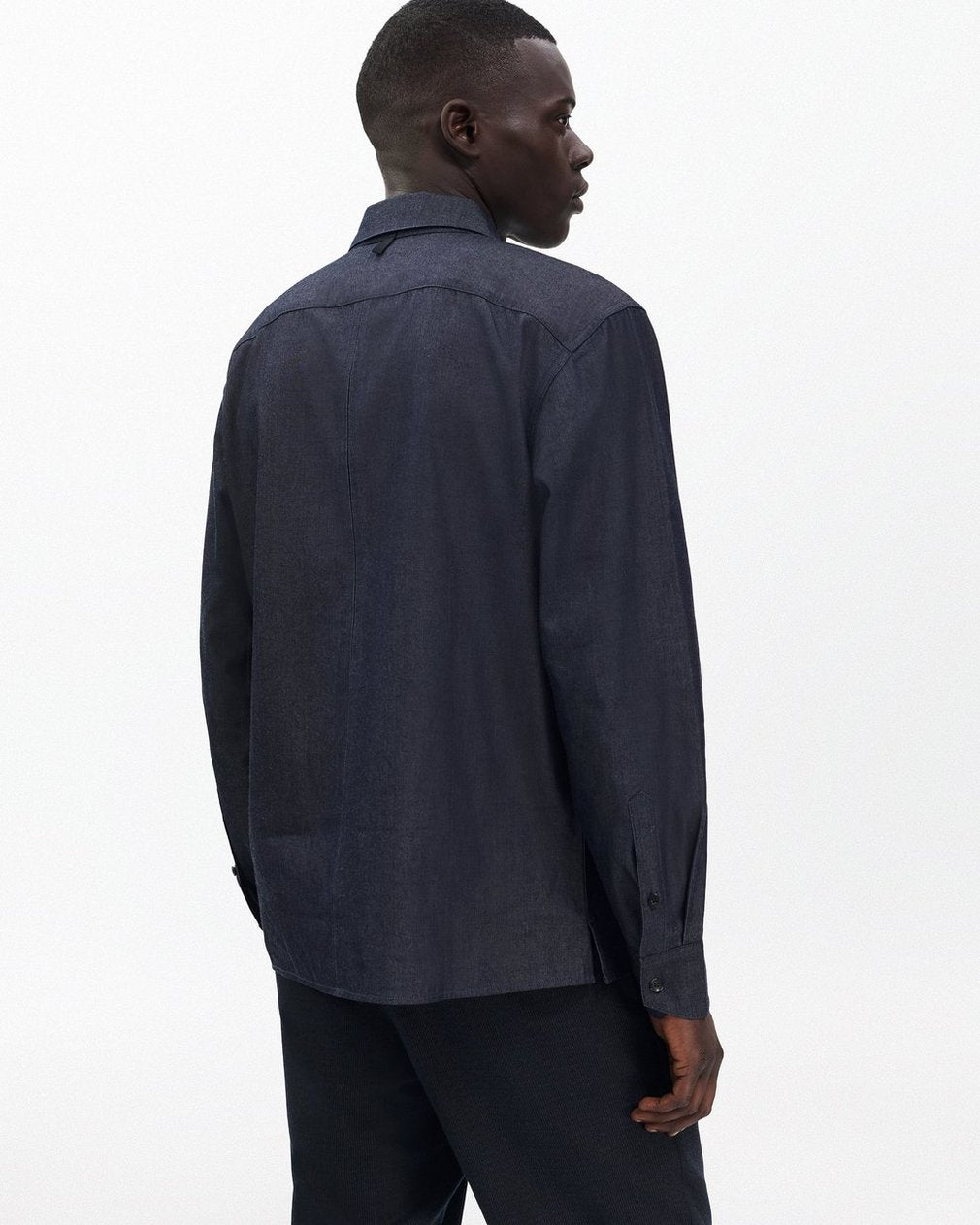 Dalton Japanese Denim Shirt - Indigo