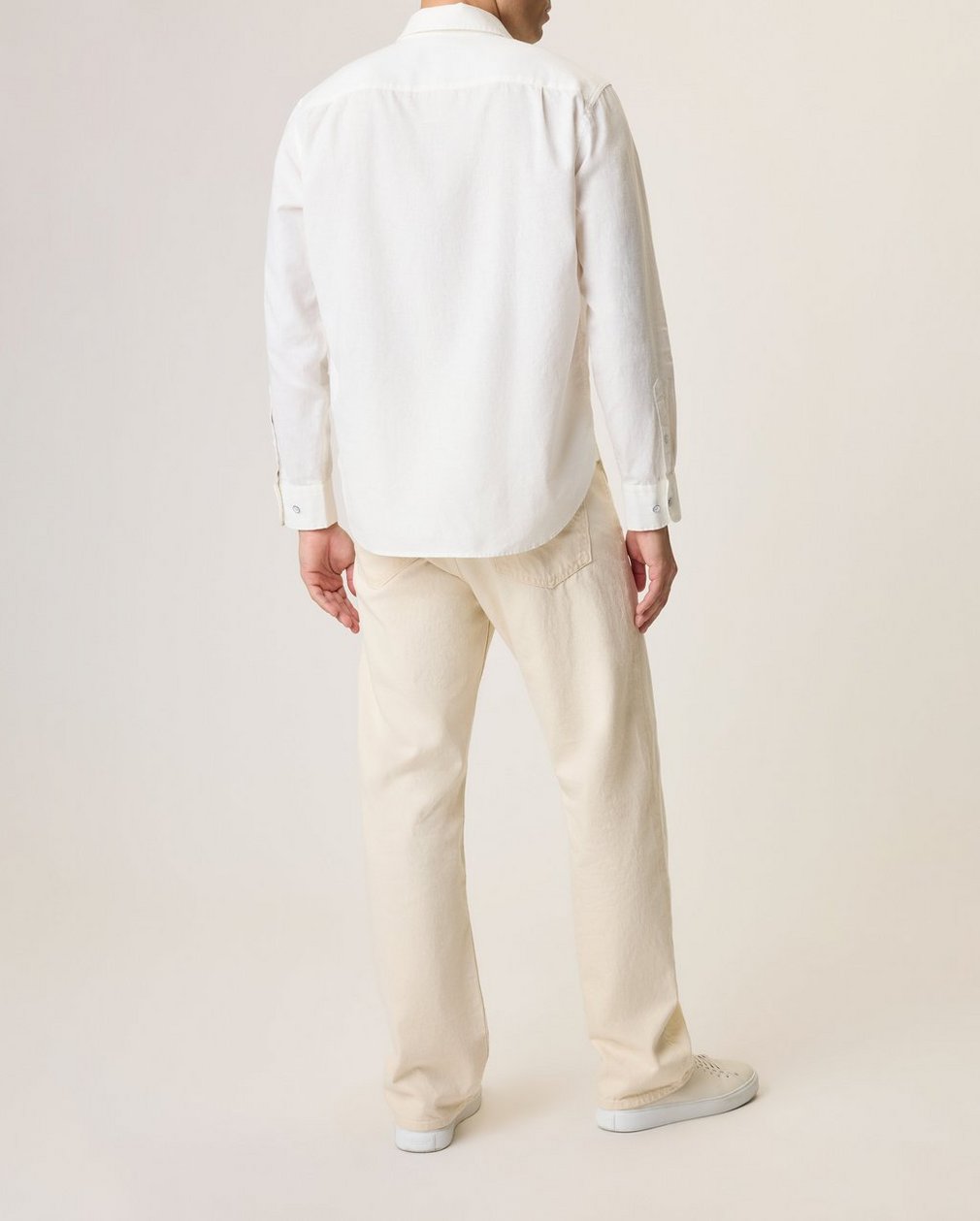 Griffin Hemp-Cotton Shirt - Marshmallow