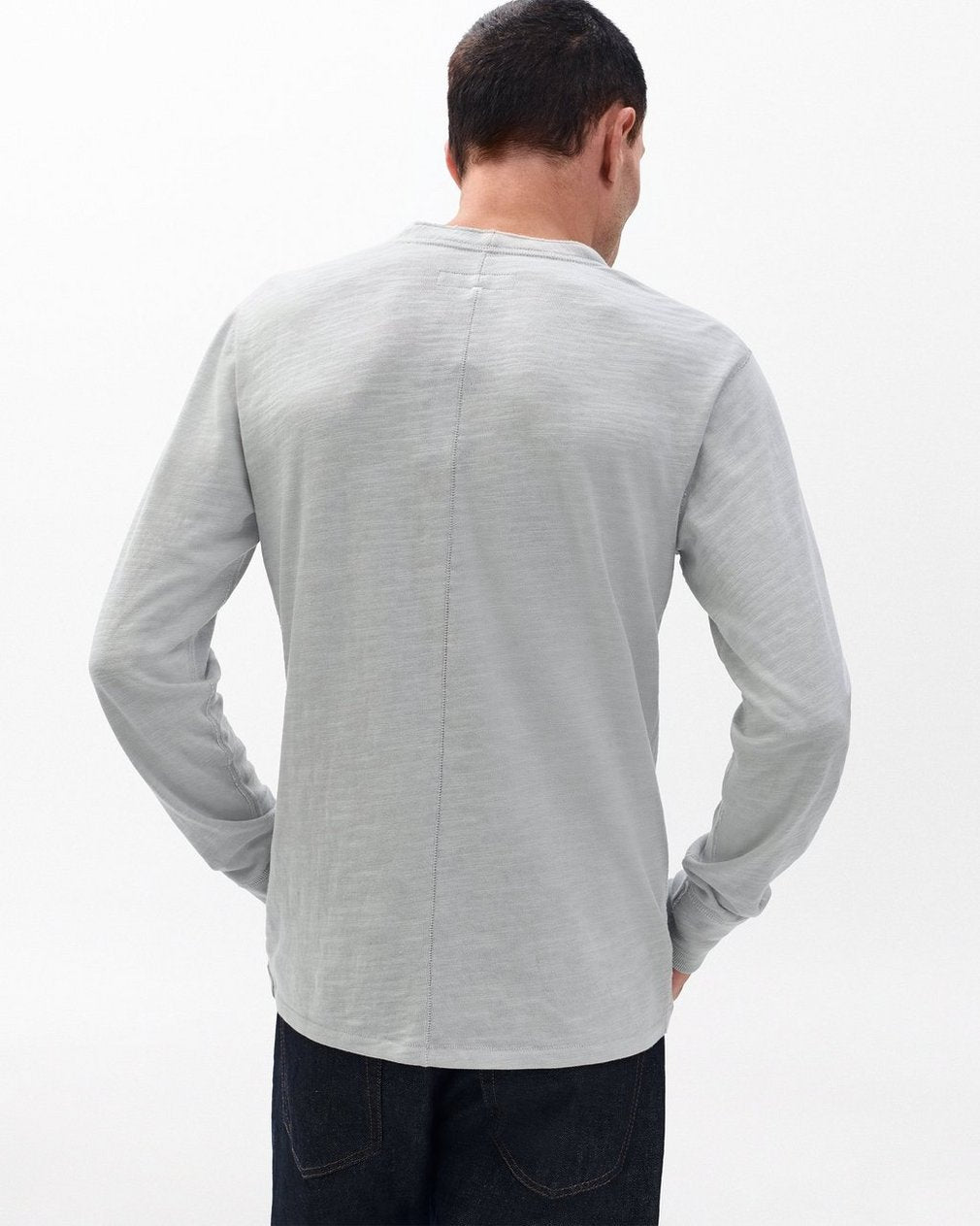 Classic Flame Henley - Harbor Grey