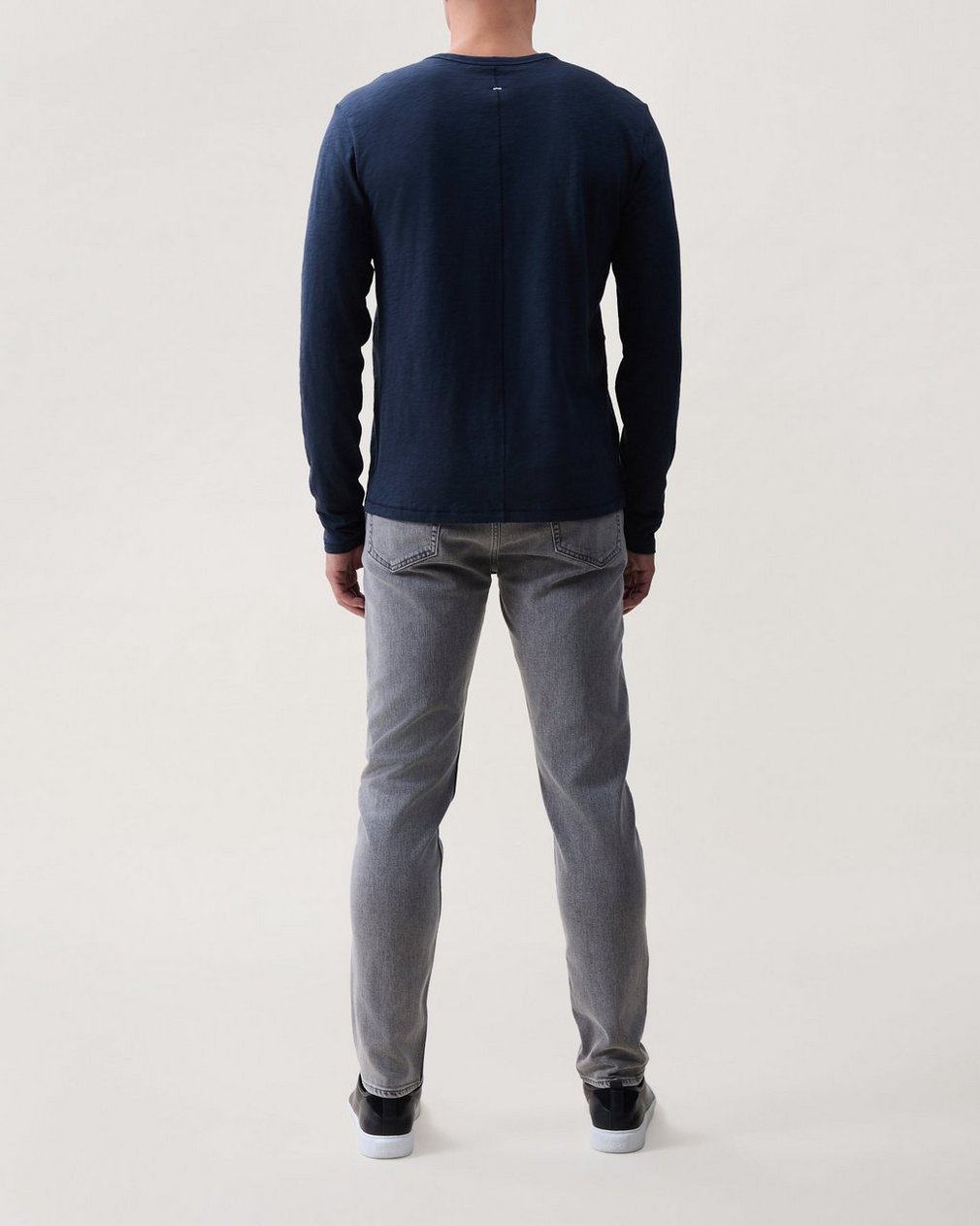 Classic Slub Cotton Long-Sleeve Tee - Salute