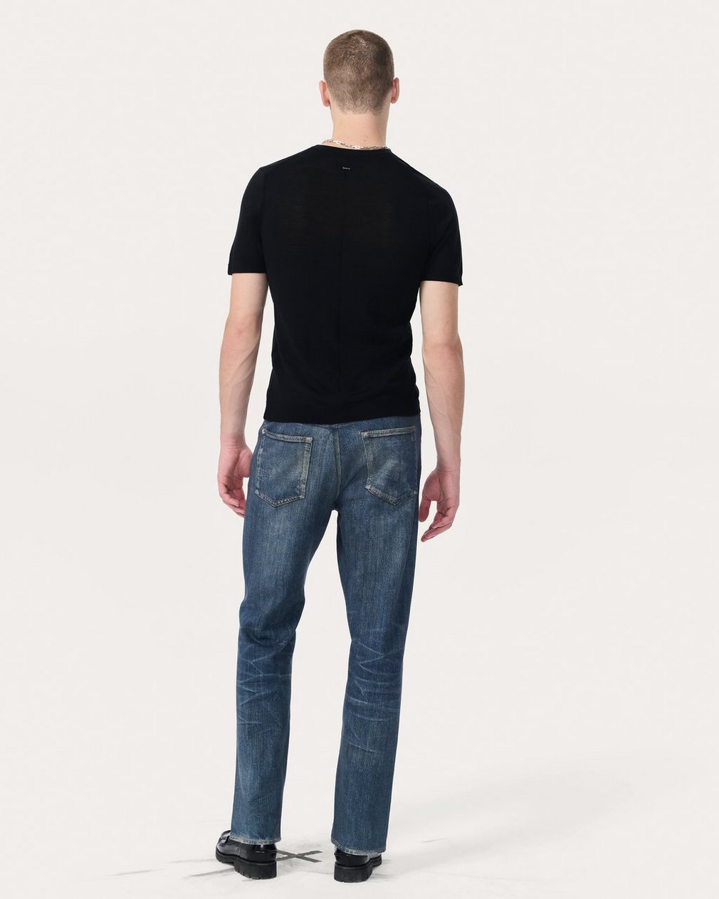 Aulton Sweater Tee - Black
