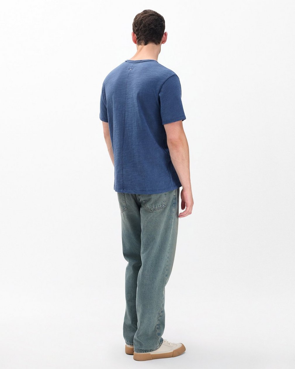 Classic Flame Tee - Worn Indigo