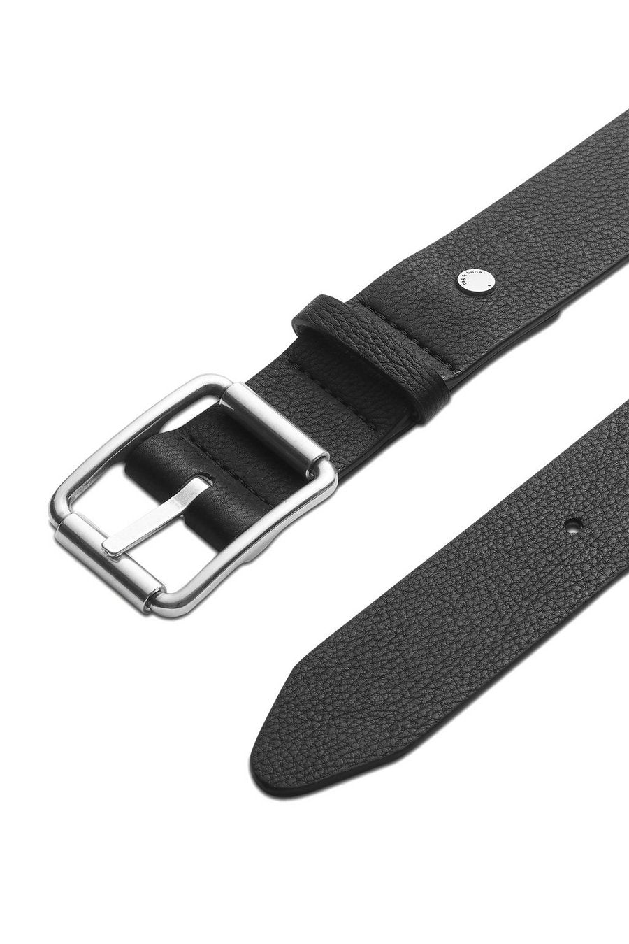 Evan Leather Belt - Black