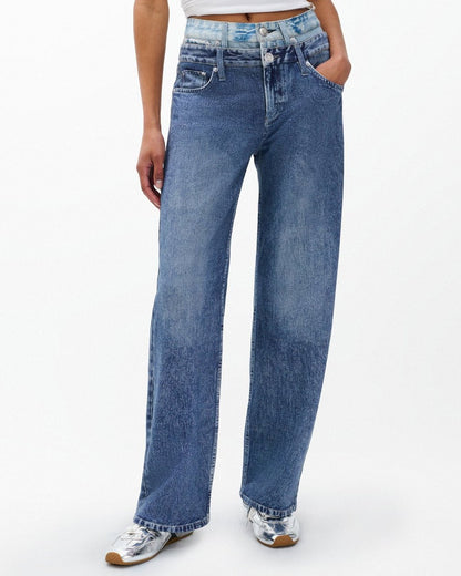 Miramar Logan Layered Wide-Leg Pants - Dark Double Indigo