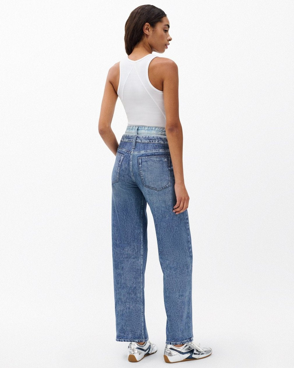 Miramar Logan Layered Wide-Leg Pants - Dark Double Indigo
