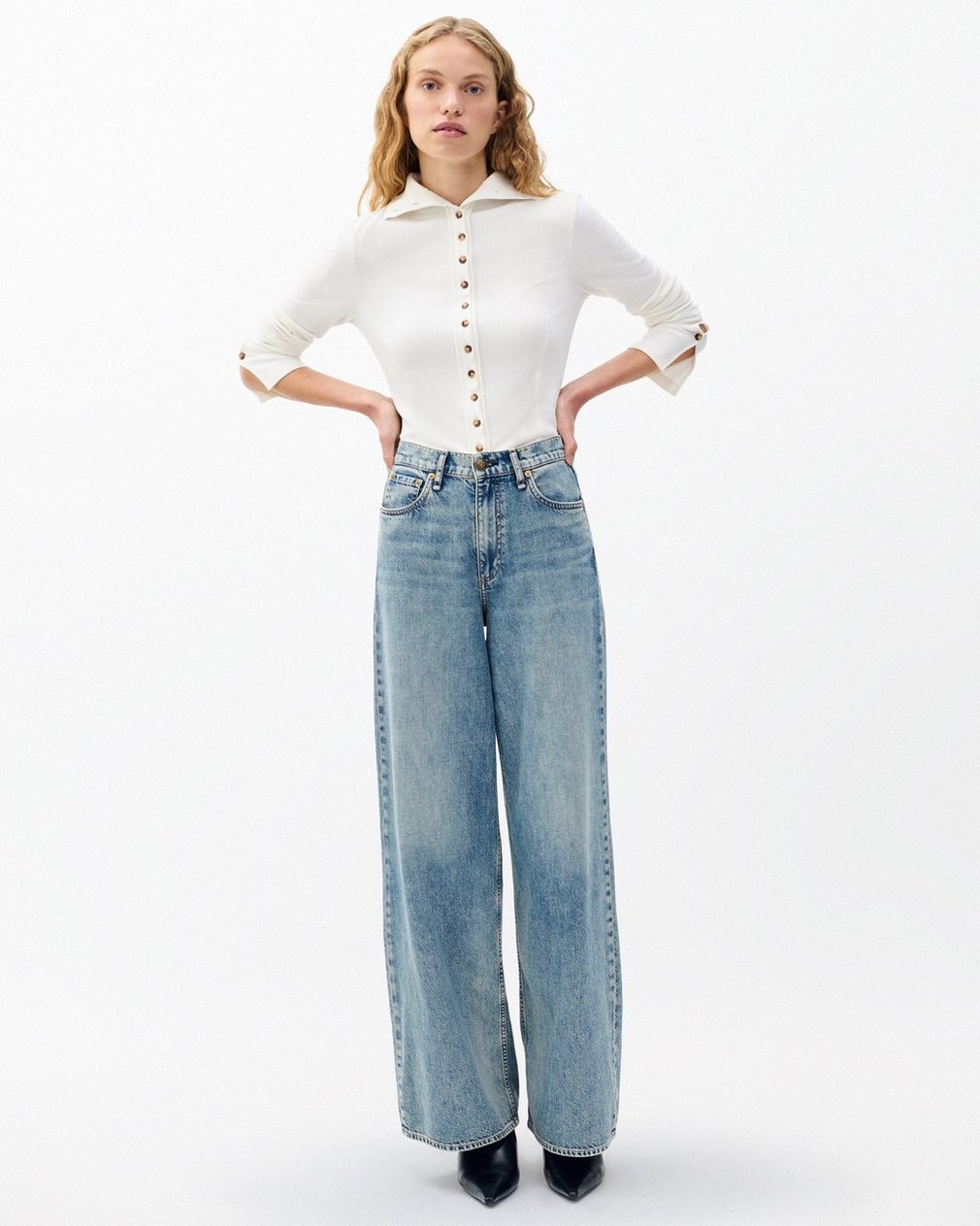 Sofie Wide-Leg Jeans - Theo