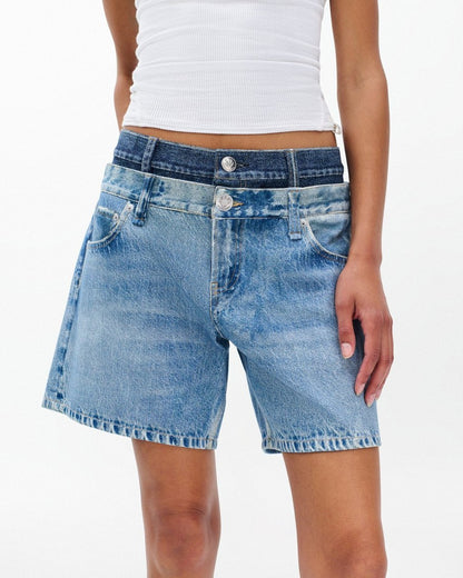 Miramar Kaia Layered Shorts - Double Indigo