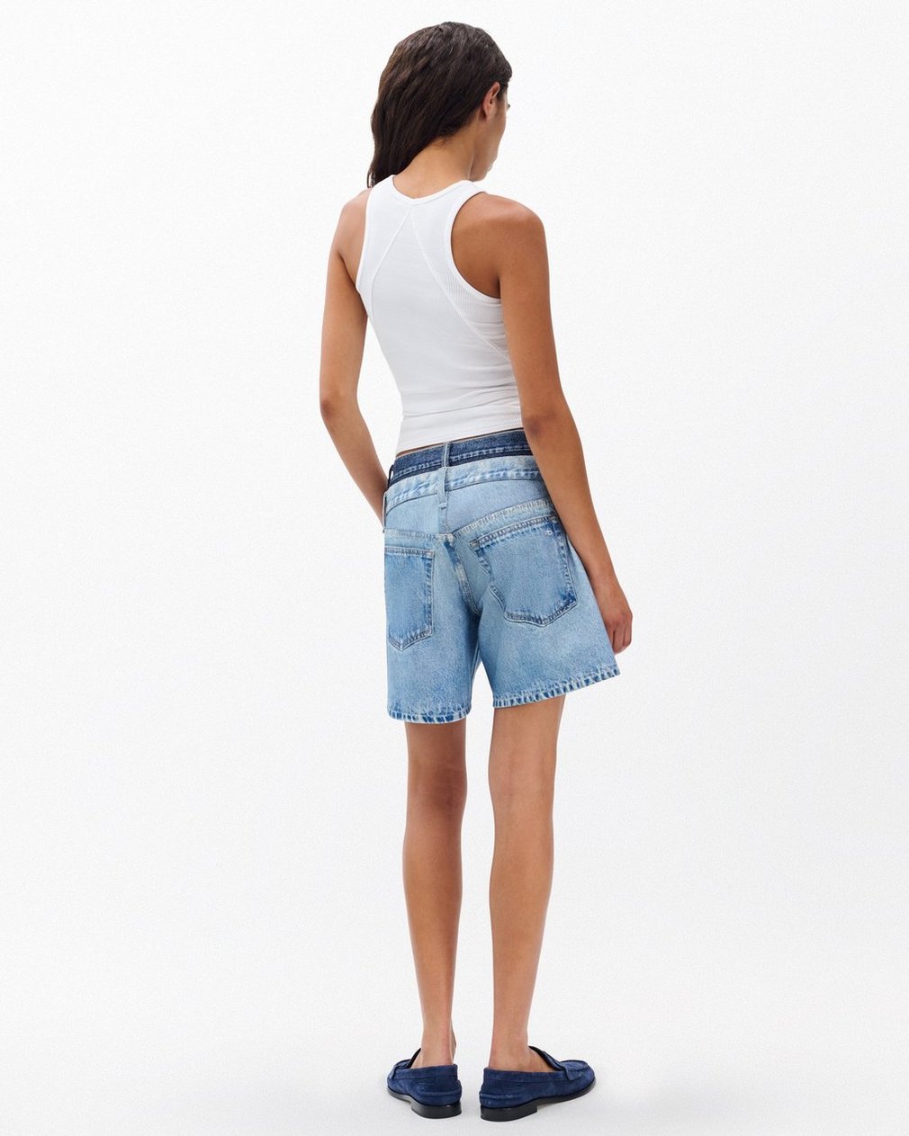 Miramar Kaia Layered Shorts - Double Indigo