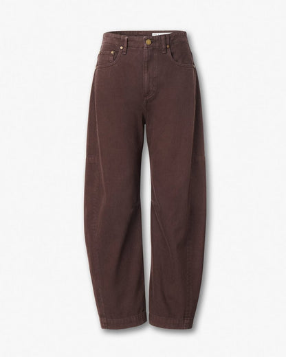Charlie Barrel Jeans - Espresso