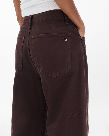 Charlie Barrel Jeans - Espresso