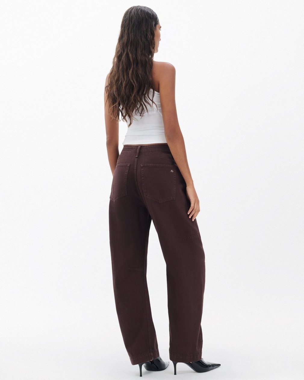 Charlie Barrel Jeans - Espresso