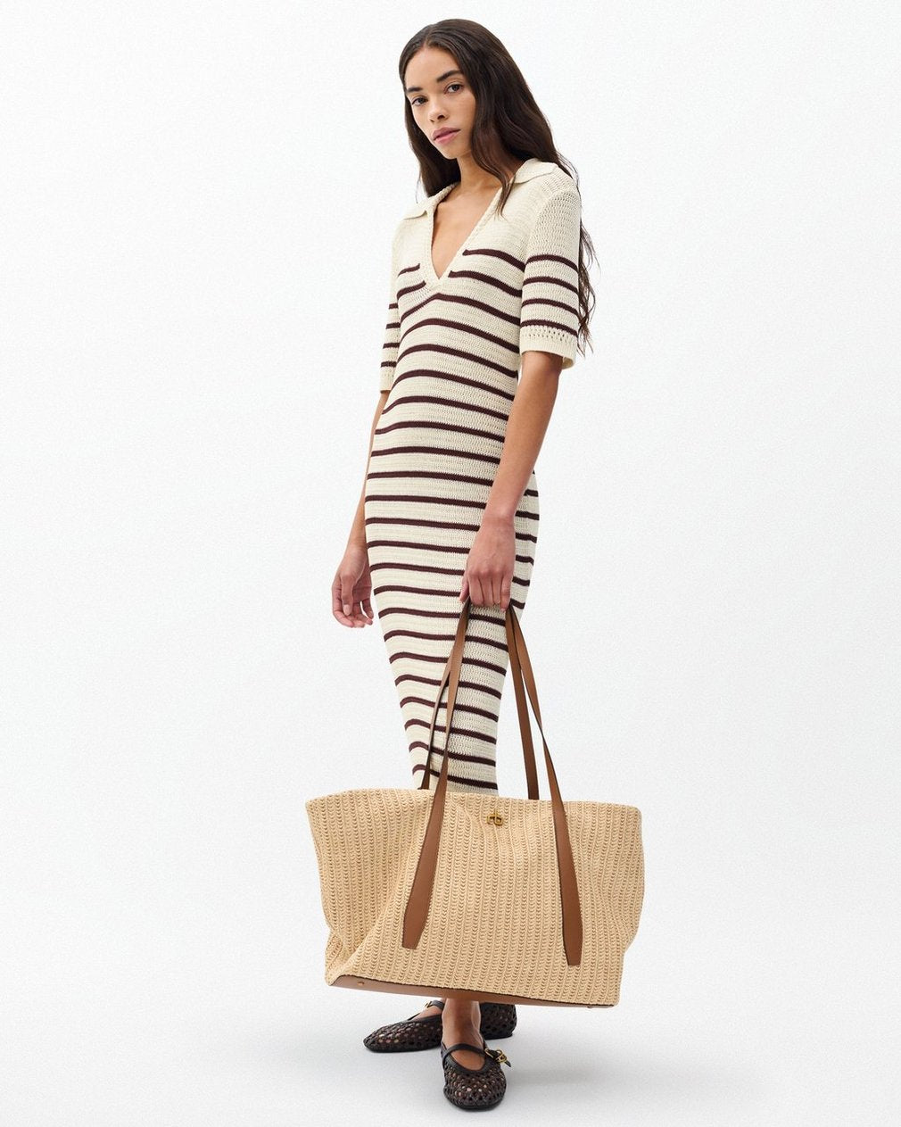 Costi Knit Maxi Dress - Ivory
