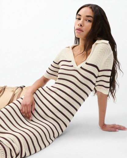 Costi Knit Maxi Dress - Ivory