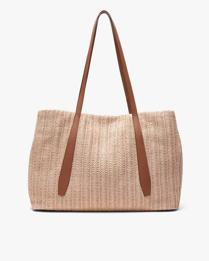Chelsea Straw Tote - Natural