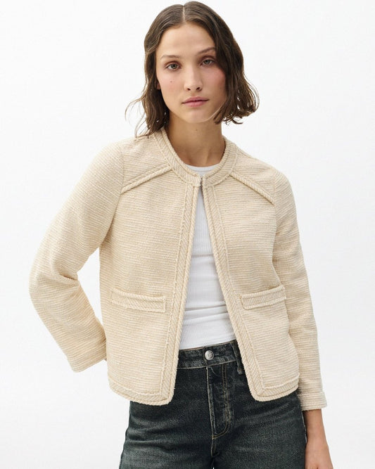 Clarice Tweed Jacket - Cream