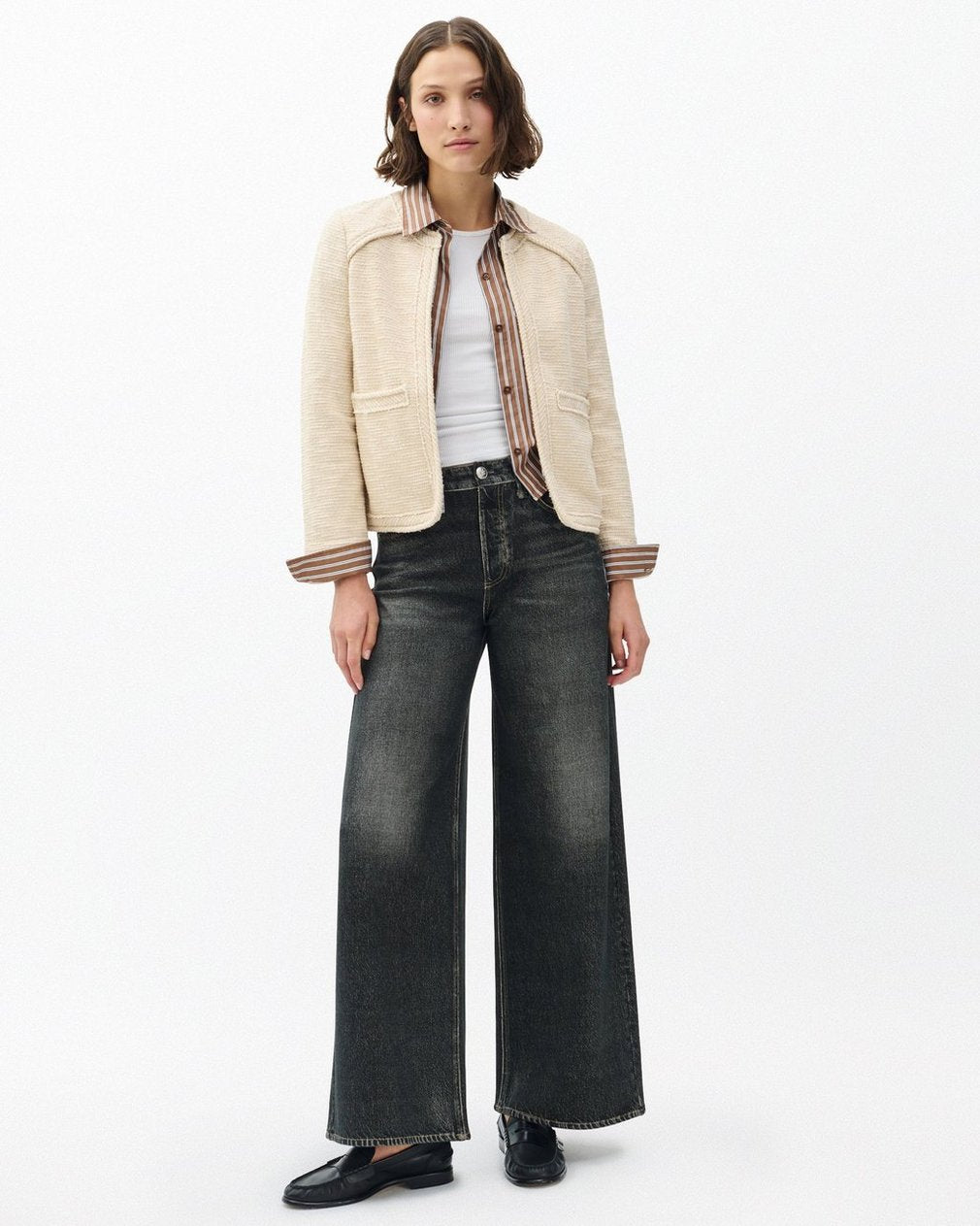 Clarice Tweed Jacket - Cream