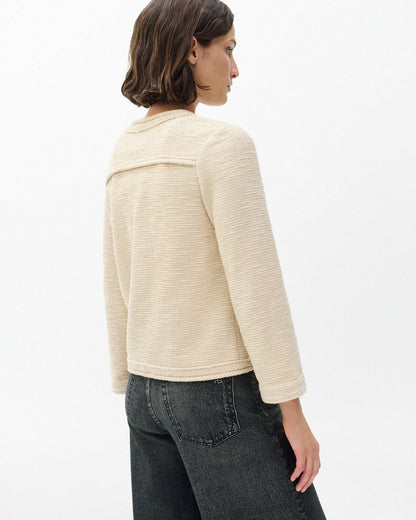 Clarice Tweed Jacket - Cream