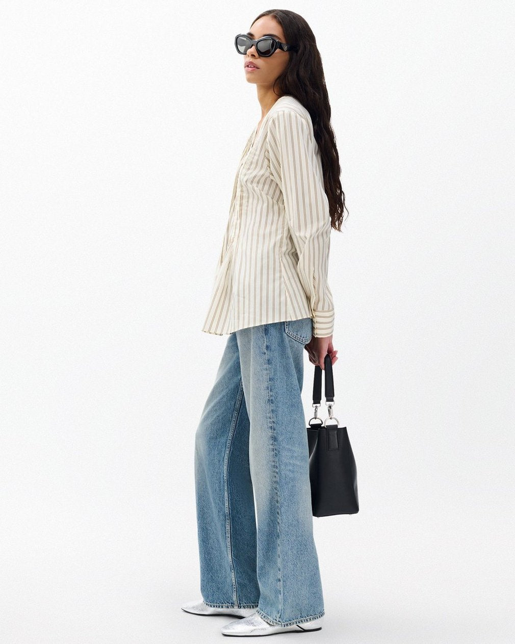 Asher Striped Top - Dry Clay Stripe