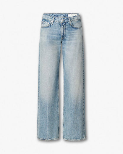 Saige Relaxed Straight Jeans - Rosland