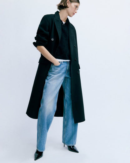 Saige Relaxed Straight Jeans - Rosland